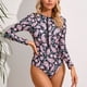 thumbnail image 4 of Bikini de Mujer Trajes de Baño Nuevo Bikini de Empalme de Manga Larga, Traje de Baño Casual de una Sola Pieza para la Playa Y la Piscina, 4 of 9