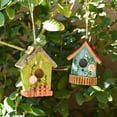 thumbnail image 6 of Resin Bird Houses for Outdoors - Colorful Hanging Birdhouse, Large Size for Garden & Yard Decoration, Weatherproof Bird House for Outside, Attracts Hummingbirds and Birds, 6 of 8