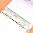 thumbnail image 4 of Kawaii Straight Ruler A5 A6 Notepad loose-leaf Today Rulers Frosted Transparent White Ruler For Student Gift School Supplies A5, 4 of 4