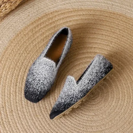 

Women‘s Knit Flat Slip On Shoes Comfy Non Slip Lightweight Gradient Shoes Women‘s Footwear