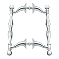 thumbnail image 2 of Deltana OHP620U26 Back-To-Back Set Solid Brass Off-Set Handle Pull, 2 of 2