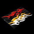 thumbnail image 1 of Waterproof 2 pcs Car Vehicle Body Fire Flame Decal Window Bumper Hood Sticker, 1 of 9