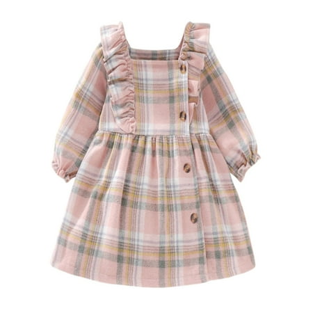 

Zupora Toddler Baby Girls Cute Long Sleeve Ruffle Warm Jacket Spring Fall Winter Fashion Casual Mid-Length Button-Down Windproof Coats for Infant Girls Pink/Green 3M-3T
