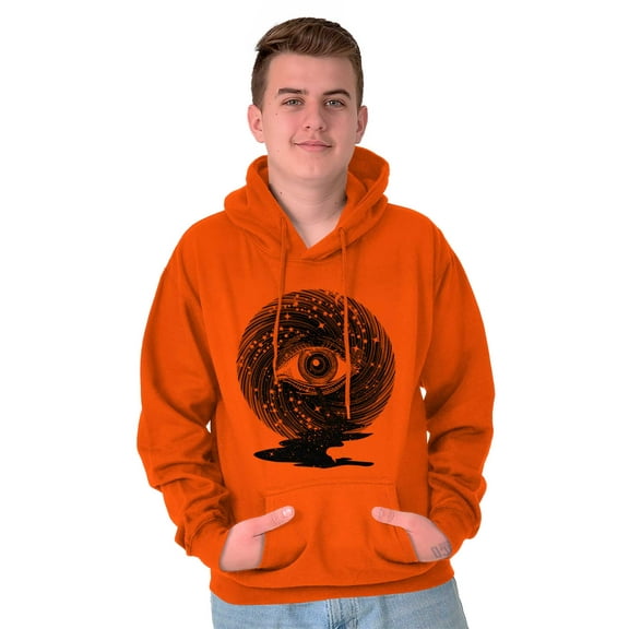 Eye Symbolic Celestial Spiritual Unisex Plus Fleece Graphic Hoodie Brisco Brands 2X