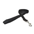 thumbnail image 2 of Dogline Comfort Microfiber Flat Leash for Dogs (W 3/4" L 4ft), Black, 2 of 5