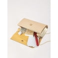 thumbnail image 7 of Women's Metallic Envelope Clutch Bag, Elegant Gold Evening Purse for Wedding, Cocktail, Party and Formal Events, 7 of 7