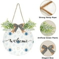 thumbnail image 2 of Coolnut Welcome Sign Hanging Plaque Sign Magic Evil Eye Porch Wall Front Door Garden Home Welcome Hanging Sign, 12x12 in Home Decor, 2 of 7