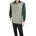 thumbnail image 4 of Men's MONTIQUE Two Piece Set Walking Leisure Suit 2367 Green Checkers, 4 of 8