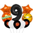 thumbnail image 1 of ISTOVO Set de 11 Globos de Baloncesto para Fiesta de 9º Cumpleaños, 1 of 7