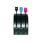 Logitech G PRO Flight Yoke System, Professional Simulation Yoke and Throttle Quadrant, 3 Modes, 75 Programmable Controls, Configurable Throttle Knobs, Steel Shaft, USB, PC - Black