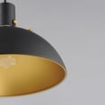 thumbnail image 3 of Maxim Dawn 12.5" Pendant - Antique Brass / Black - 12042ABBK, 3 of 5