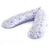 Theraline Original Maternity and Nursing Pillow, Purple Water Dots