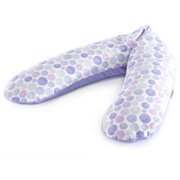 Theraline Original Maternity and Nursing Pillow, Purple Water Dots