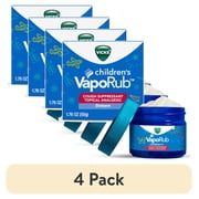 (4 pack) Vicks Children's VapoRub, Topical Chest Rub & Cough Suppressant, 1.76 oz
