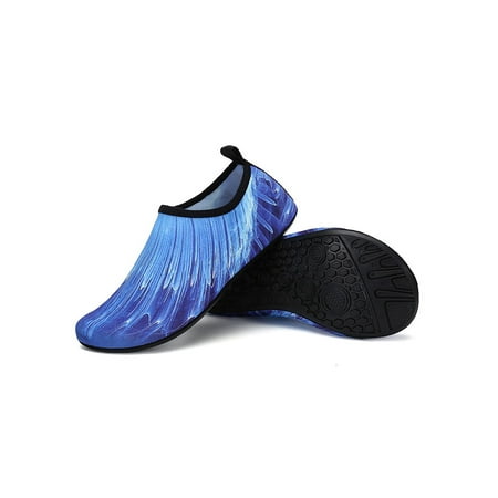 

Rotosw Unisex Beach Shoe Quick Dry Aqua Socks Surf Water Shoes Comfort Barefoot Flats Swim Lightweight Style G 2Y-4.5
