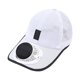thumbnail image 1 of Gorra Solar Fan de 300 mAh, gorra de béisbol unisex de malla para senderismo, pesca y camping al aire libre. Blanco, 1 of 9