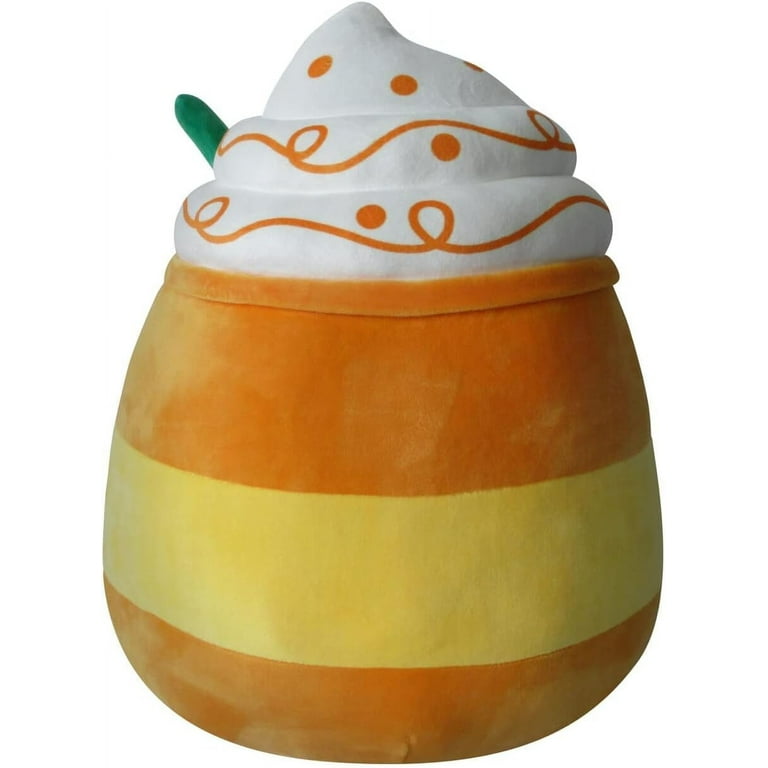 Squishmallows 14 inch Delindy the Orange Pumpkin Spice Latte Plush