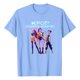 thumbnail image 1 of Pop cazadora para niña Demon Hunters Round-Neck Printed Anime Trio Poster T Shirt （Light Blue）, 1 of 3