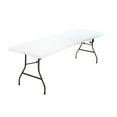 thumbnail image 1 of COSCO 8 ft. Fold-in-Half Banquet Table w/Handle, White, 1 of 6