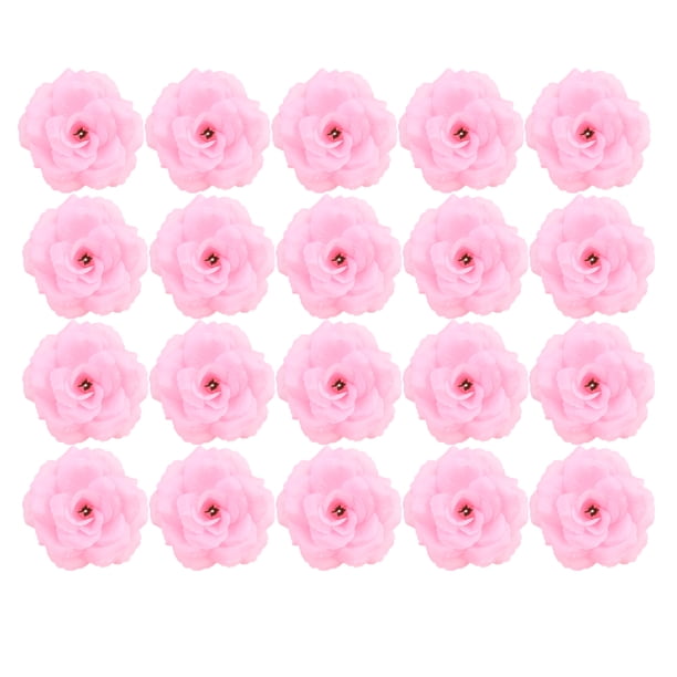 50 piezas de flores artificiales de imitación rosa para San Valentín, regalo realista para bodas, fiestas, festivales y decoración del hogar.