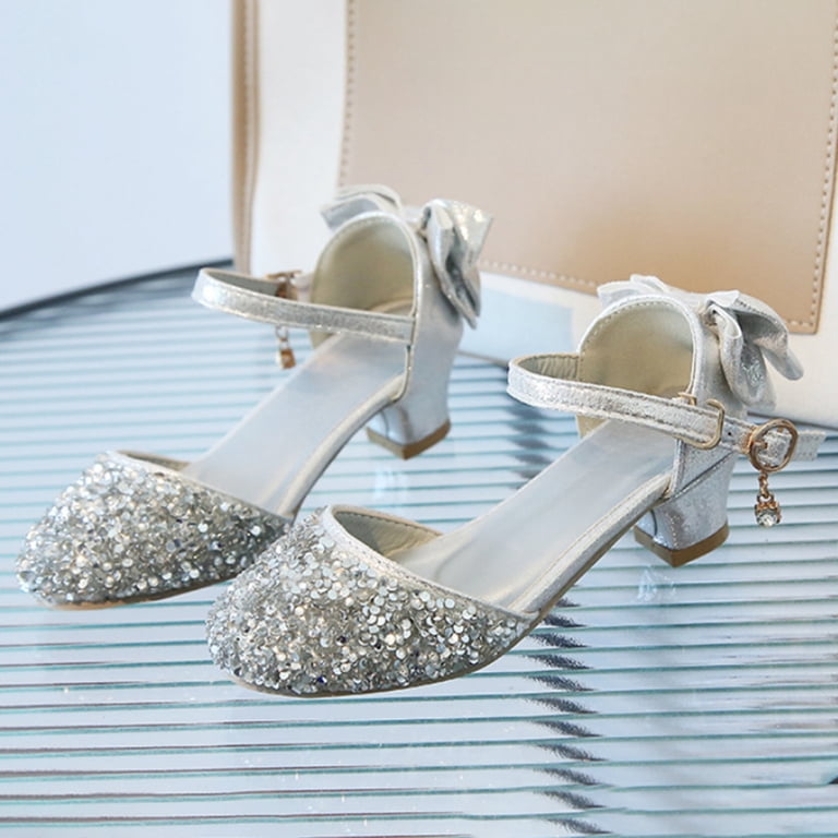 glitter dress up shoes Amazon.com | MNSZCN Princess Dress Up Shoes Girls Glitter Shoes Dance Party  Cosplay Sparkly Flats Flower Girl Dress Up Wedding for Toddlers