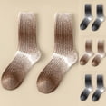 thumbnail image 4 of WREESH Unisex Casual Thick Warm Wool Women's Socks, Mid-Tube Floor Sleep Socks Crew Socks Black, 4 of 4