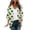 Khaki, variant on Women's Cardigans St. Patrick's Day Print 3/4 Sleeve Kimono Cardigan Boho Shirts Loose Cover Up Casual Blouse Tops Open Front Chiffon Cardigan Trendy Summer Tops Vacation Beach Wear Army Green S
