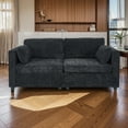 thumbnail image 2 of Gewnee Convertible Modular Sectional Sofa, Modern Loveseat with Pillow,2 Seat Sectionals Sofa Couch for Living Room,Apartment, 2 of 9