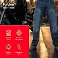 thumbnail image 3 of Men's Motorcycle Riding Jeans - Motocross & Dirt Bike Durable Denim Pants, Comfort Fit for Biker Casual & Racing, 3 of 4