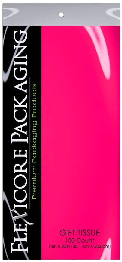 Hot Pink Gift Wrap Tissue Paper 15in X 20in - 100 Sheets