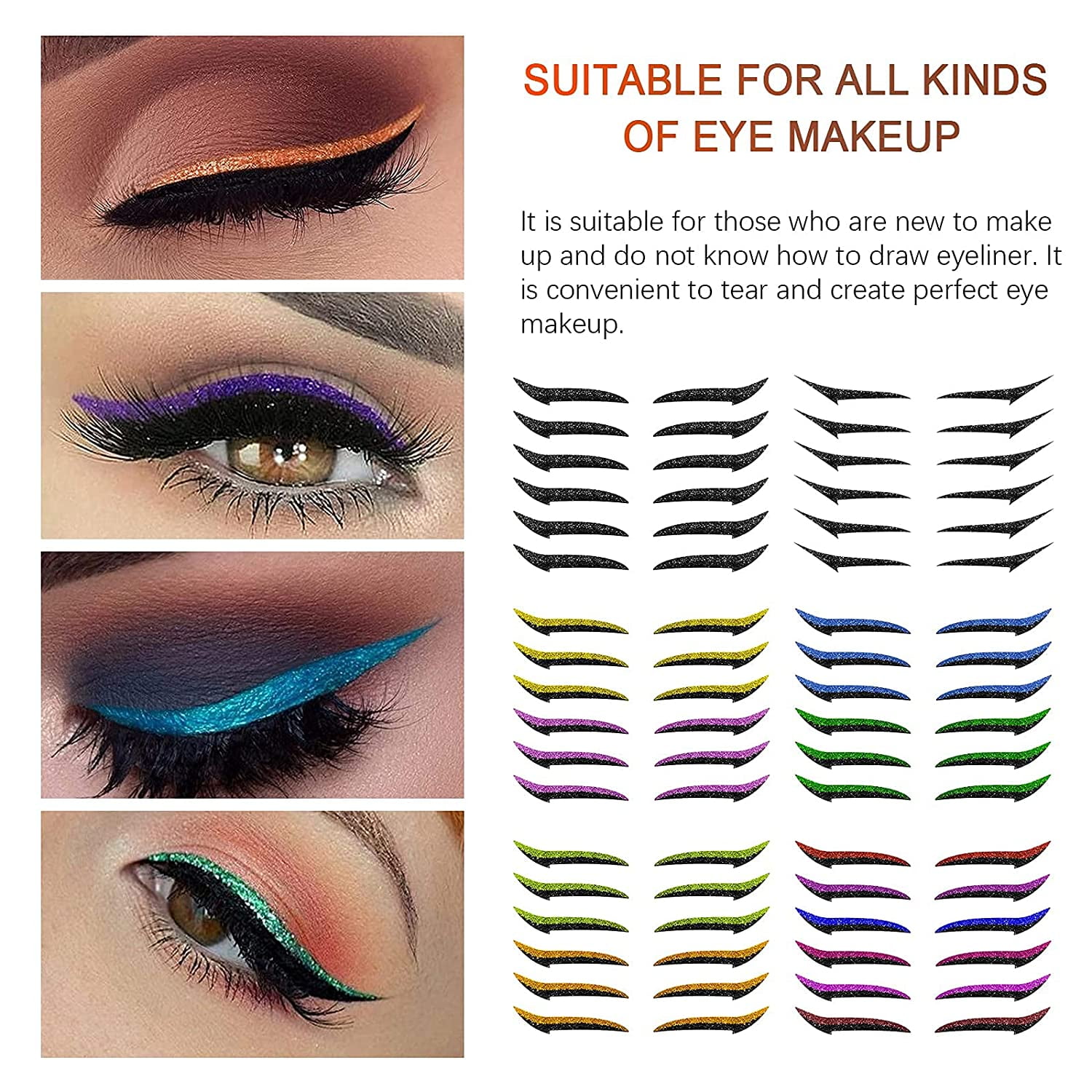 150Pcs Professional Makeup Double Eyelid Sticker Eye Makeup Tape Sticker  Eyeliner Basic Beauty Tools 