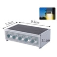 thumbnail image 3 of Iumwxz Lumières Solaires Extérieures Lumière Murale Solaire Décoration de Jardin Lumières Colorées Ambiance de Jardin Lumière Murale pour Décoration de Clôture Lumières de Jardin Lumières de patio Jaune Plastique Liquidation, 3 of 3
