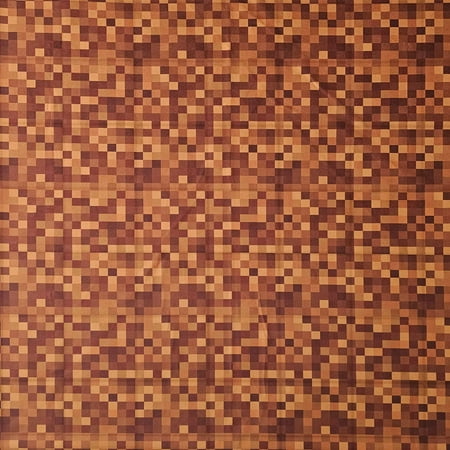 Printed Square Pixels on Poplin Fabric for Arts Crafts Sewing
