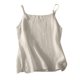thumbnail image 1 of Vestidos Casuales Para Mujer, Blusas De Mujer De Moda Camisola de mujer con escote en V, hebilla ajustable y tirantes de lino sintético, 1 of 2