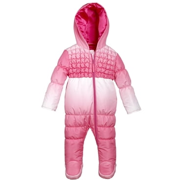 Aazon.co: Wippette Baby Girls’ Snowsuit – Waterproof Insulated Fleece