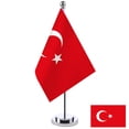 thumbnail image 1 of Tapiz decorativo para colgar en la pared con la bandera de Turquía, diseño de anime, 32 x 14 cm, 1 of 1