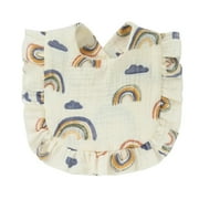 Baby Bibs Muslin Cotton Stuff Newborn Snap Button Soft Cartoon Triangle Saliva Towel Burp Cloth Girls Boys Feeding Drool Bibs G2