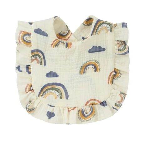 Baby Bibs Muslin Cotton Stuff Newborn Snap Button Soft Cartoon Triangle Saliva Towel Burp Cloth Girls Boys Feeding Drool Bibs G2