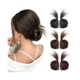 thumbnail image 1 of Extensions de Cheveux Synthétiques Raides Chignon Postiche Pince à Cheveux Queue de Cheval, 1 of 6