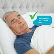 QuickChange Men’s Overnight Adult Incontinence Wrap (Pad), Maximum Absorbency, Holds 17oz Dry to the Touch, Disposable, Fragrance Free, One Size Fits All, Catheter Replacement, 35 Count (35)