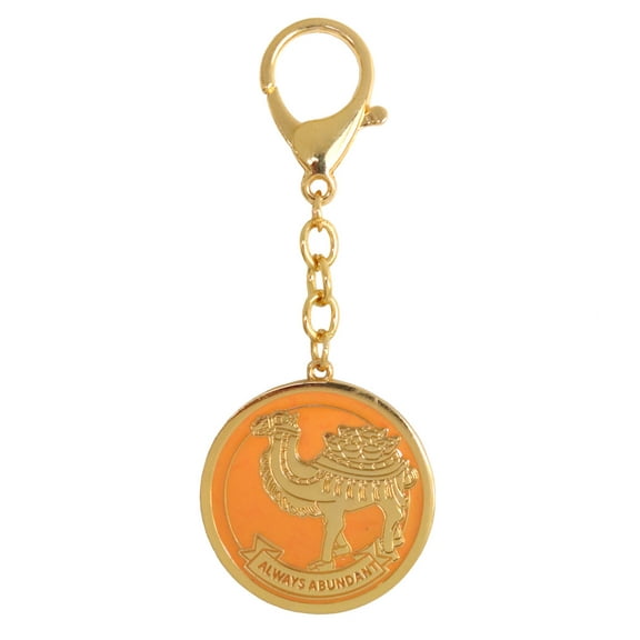 Feng Shui Camel "Always Abundant" Amulet Keychain