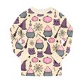 thumbnail image 7 of Gerichy Kids Halloween Pajamas Cotton Pumpkin Ghost Print Sleepwear Toddler Girls Boys Halloween Pjs Sets 2T-9T, 7 of 7