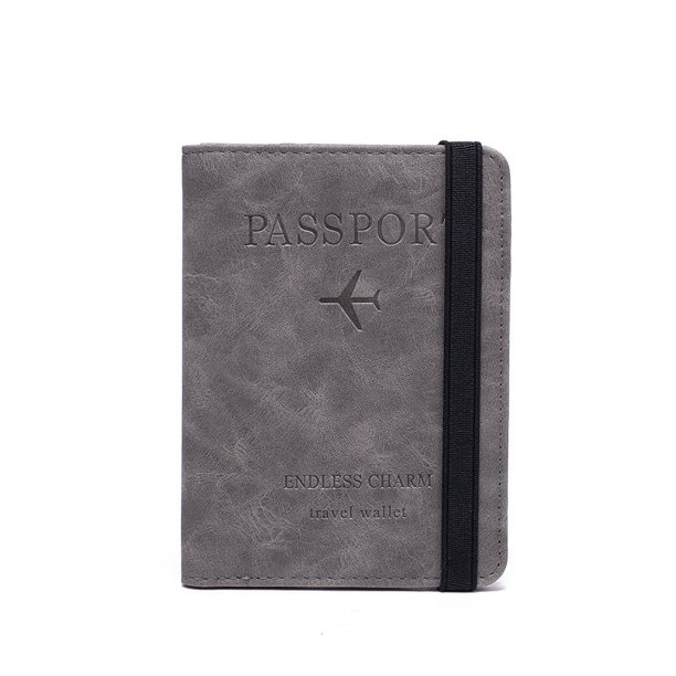 Libreta RFID antimagnética, portatarjetas multifunción, portatarjetas, juego de libretas, portabilletes plegable de PU