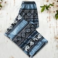 thumbnail image 6 of Wxqbjtam Boho Harem Pants Elephant Women Pants Thai Casual Clothing Wide Leg, Hippie Lady Blue, 6 of 9