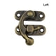 thumbnail image 4 of Scienceny Candado Cerrojo de hierro Cerradura de gancho Protección de seguridad Hebilla oculta Atrapa Joyas Caja de Accesorios de hardware Herramientas y ferretería Gancho izquierdo de bronce, 4 of 6