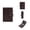 Coffee, variant on Slim RFID Blocking Card Holder for Men - PU Leather Multi-Function Business Wallet with Auto-Pop Card Slot