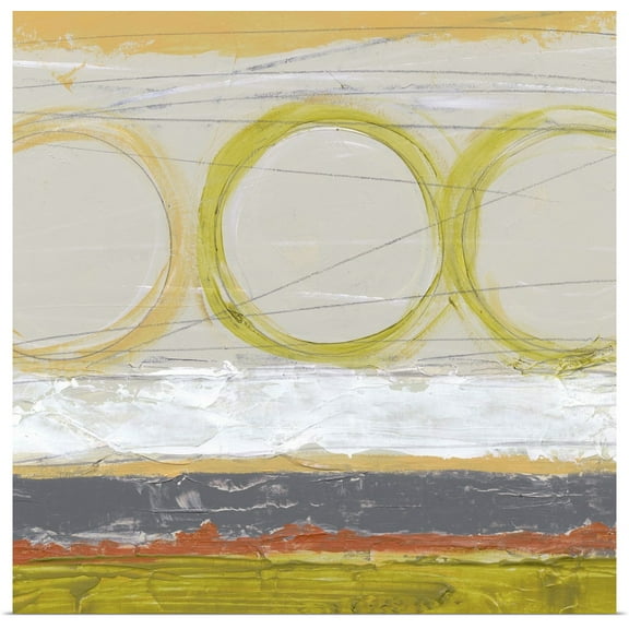 Great BIG Canvas | Rolled June Vess Poster Print entitled Tangent I