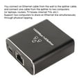 thumbnail image 4 of Ethernet Splitter, Aluminum Alloy 2 Port Gigabit  Switch Scratch Resistant  for Home, 4 of 7