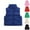Blue, variant on ATOGUTA Kids Vest Boys Winter Sleeveless Puffer Jacket for Kid Size 2T-15, Black