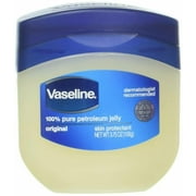 Vaseline 100% Pure Petroleum Jelly Original Skin Protectant, 3.75Oz, 2-Pack